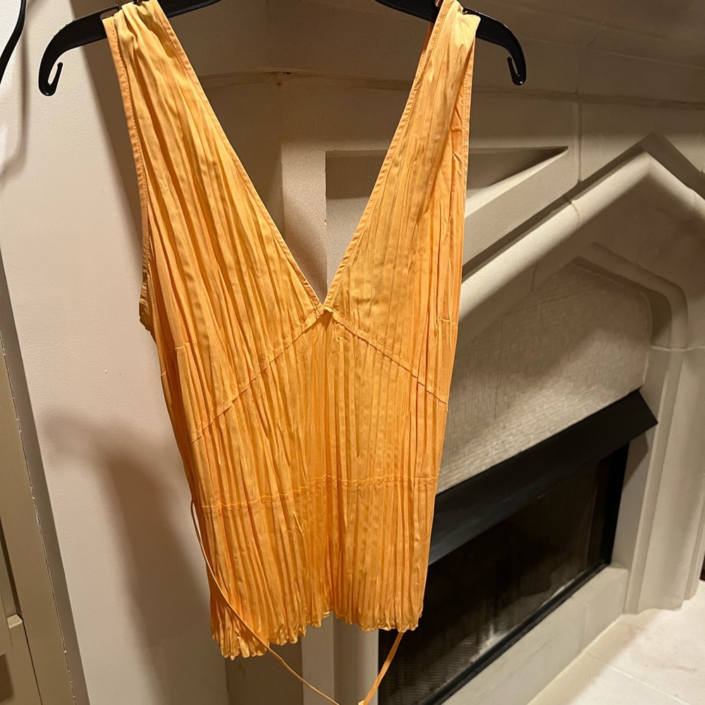 Vince Pleated Tank